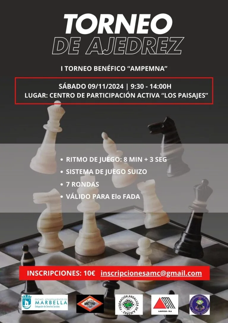 Torneo benéfico Ajedrez