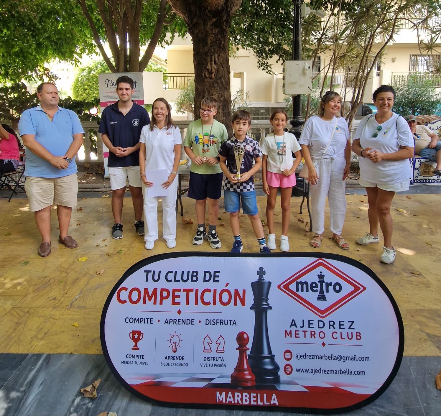 Premiados de las categorías infantiles del Torneo de Ajedrez World Wellness Weekend 2026
