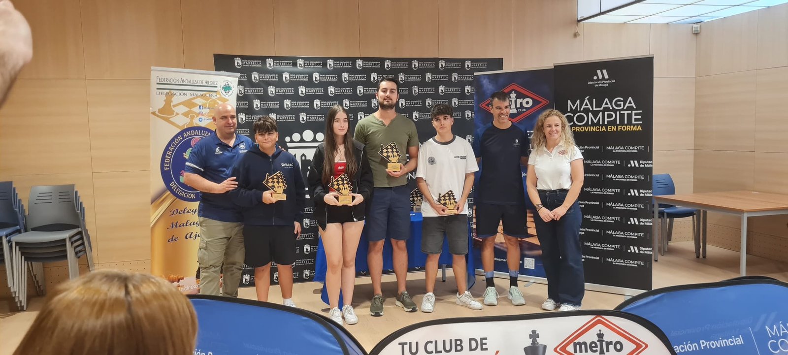 Entrega de premios del XXII Torneo de Ajedrez Ciudad de Marbella